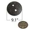 20-01011 | Casa Newport  Bronze Metal Skimmer Lid 9.9"