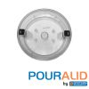 201PALCLEAR | Pouralid Swimming Pool Skimmer Cover 10" Round Clear 