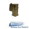 PS-4019-BC | Permacast Handrail and Ladder Bronze Anchor 4" tall 1.9" OD Tubing