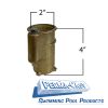 PS-4019-BC | Permacast Handrail and Ladder Bronze Anchor 4" tall 1.9" OD Tubing