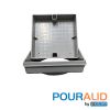  SQPALGRAY | Pour-A-Lid Square Skimmer Cover Gray  11"