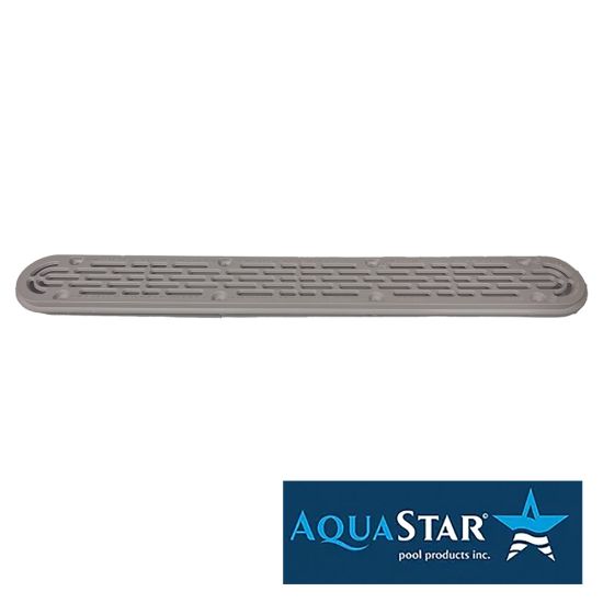 32CDFLFR103 | AquaStar  Channel Drain 32in Light Gray