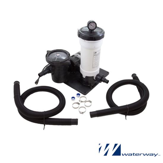520-4010 | Waterway  Above Ground 50 Sq. Ft. Cartridge Filter with 1 HP Pump