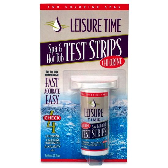Leisure Time | 45010 | Spa & Hot Tub Chlorine Test Strips 
