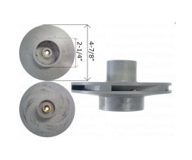 WATERWAY | 310-7420 | Impeller Assembly, 1.5HP, Champion 56-Frame